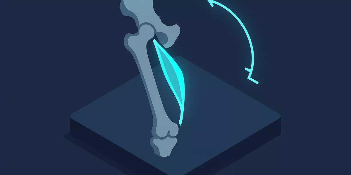 Adductor Longus - Anatomie der Muskeln - Illustration