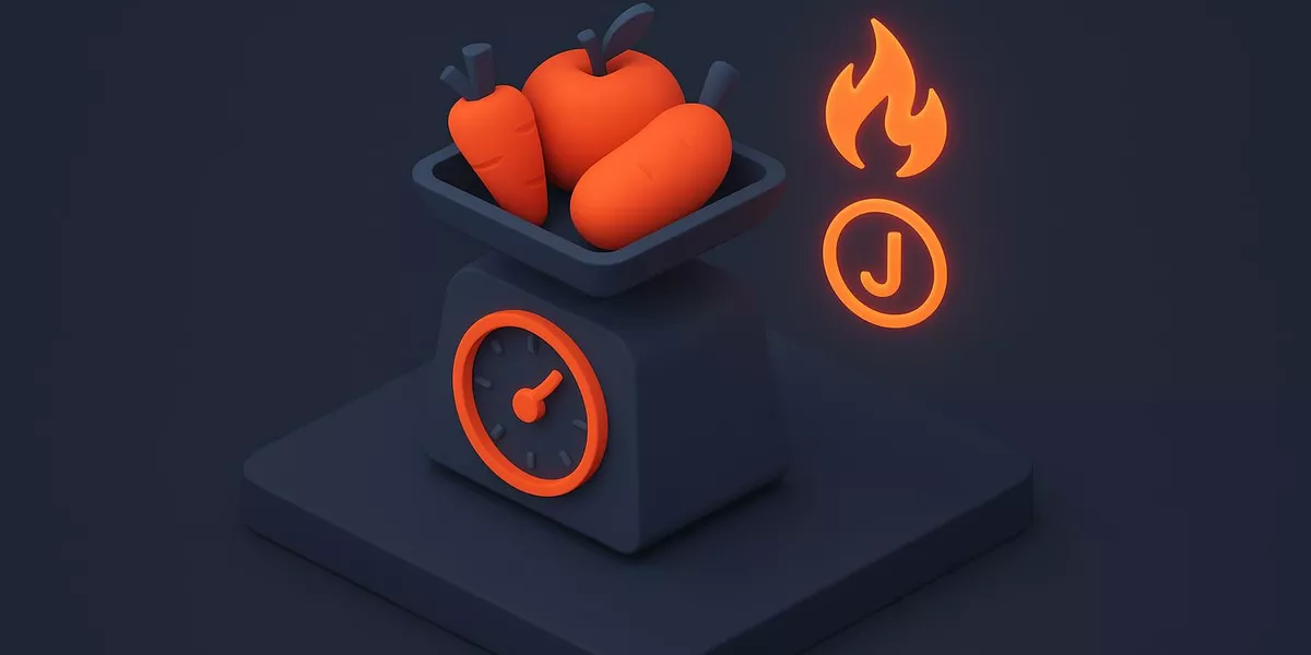 Energiedichte - Ernährung und Stoffwechsel - Illustration