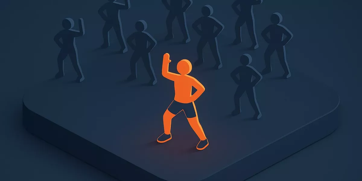 High Impact Cue - Methodik im Aerobic - Illustration