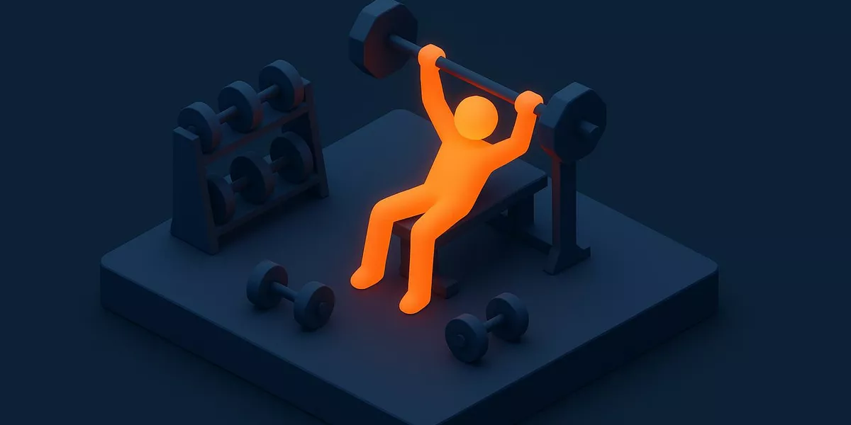 Krafttraining - Kategorie Fitness / Training - Illustration