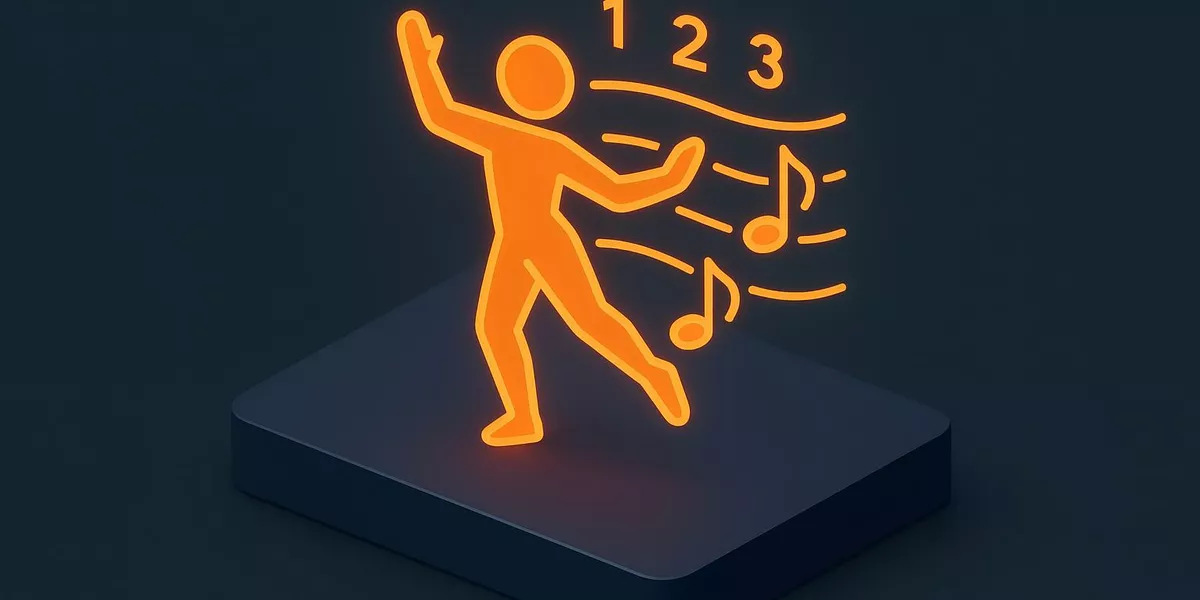 Sequenz - Aerobic und Musiklehre - Illustration