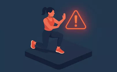 Unfälle - Sicherheit im Aerobic - Illustration