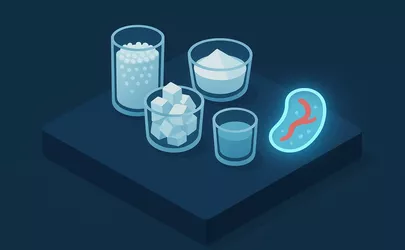 Zuckeraustauschstoffe - Kategorie Ernährung - Illustration