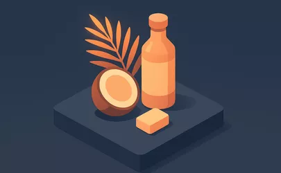 MCT Fette - Ernährung / Nährstoffe - Illustration