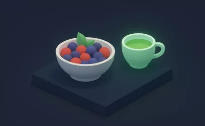 Polyphenole - Nährstoffe in der Ernährung - Illustration