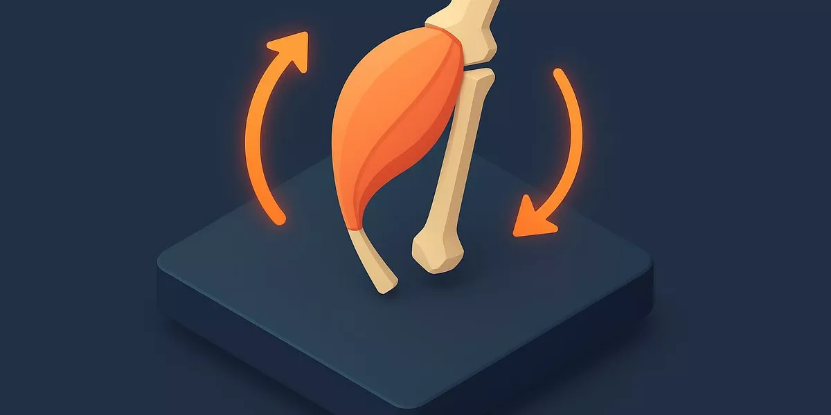 Adductor Brevis - Anatomie der Muskeln - Illustration