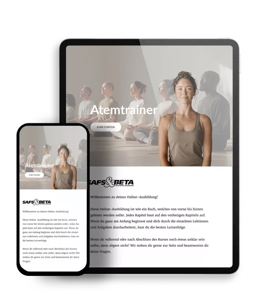 Atemtrainer Demozugang Mockup