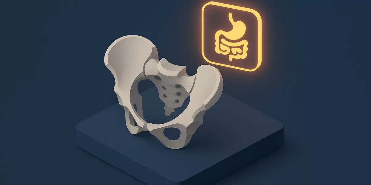 Ilium - Anatomie des passiven Bewegungsapparats - Illustration