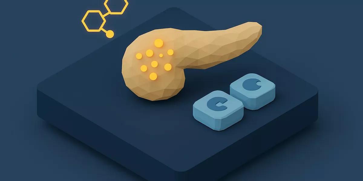 Insulin - Hormon im Stoffwechsel - Illustration