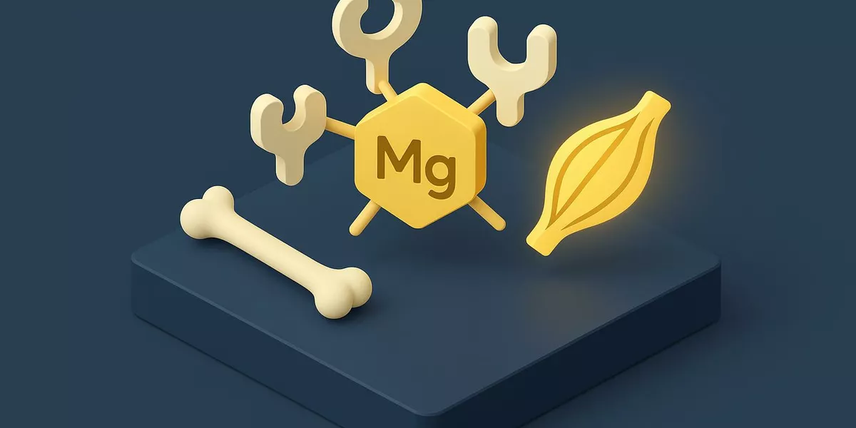 Magnesium - Nährstoff in der Ernährung - Illustration