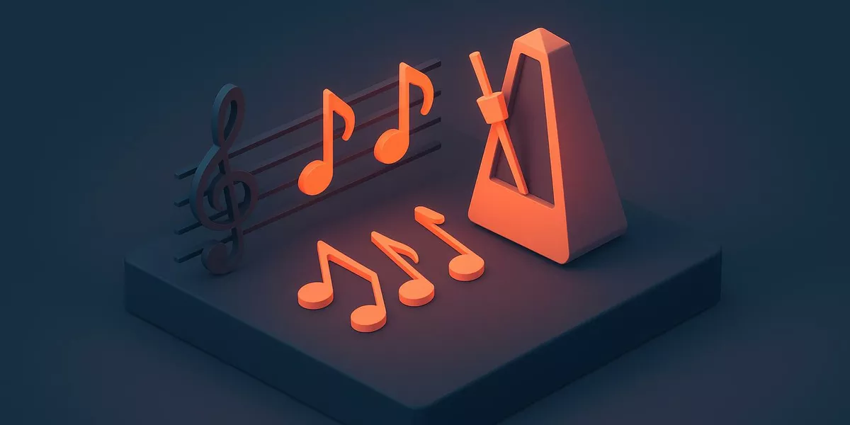 Phrase - Struktur in der Aerobic-Musik - Illustration