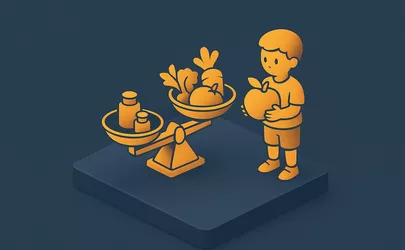 Set Point - Gewichtskontrolle in der Ernährung - Illustration