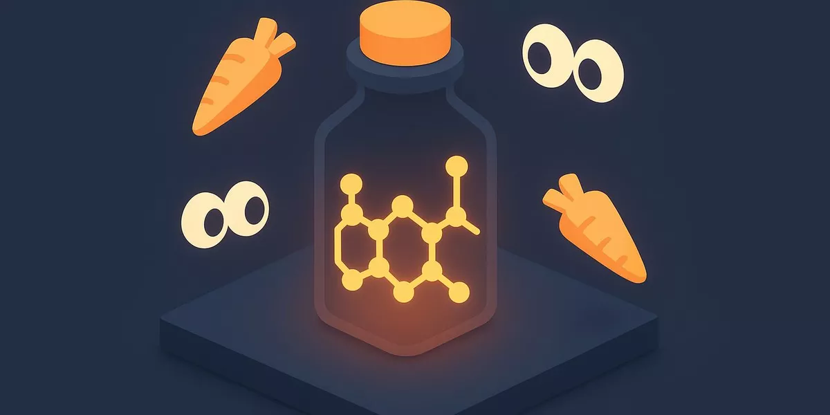 Vitamin A - Nährstoff in der Ernährung - Illustration
