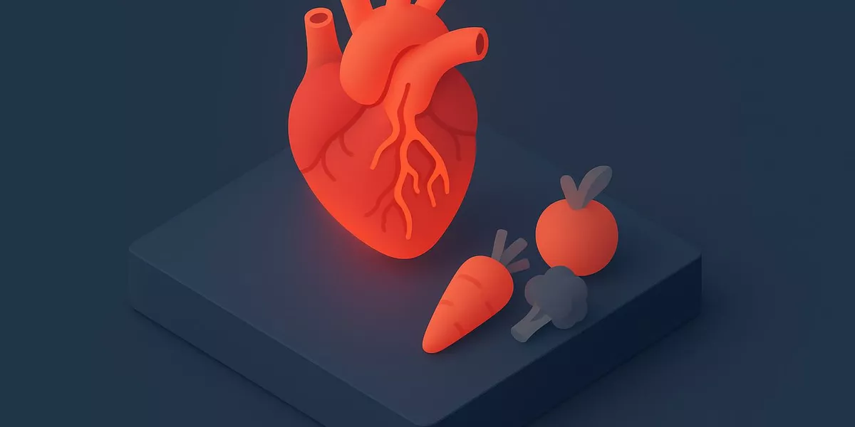 Koronare Herzerkrankungen - Ernährung und Gesundheit - Illustration