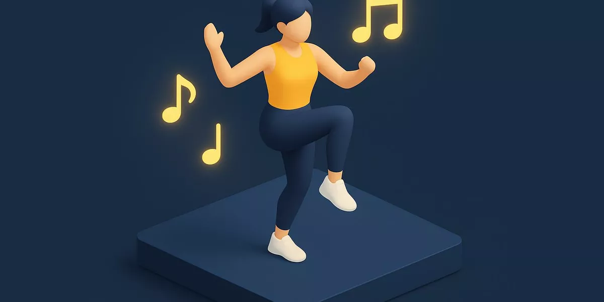 Dynamik - Aerobic und Musiklehre - Illustration