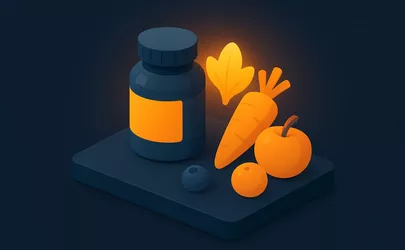 Nahrungsergänzungsmittel - Kategorie Ernährung - Illustration