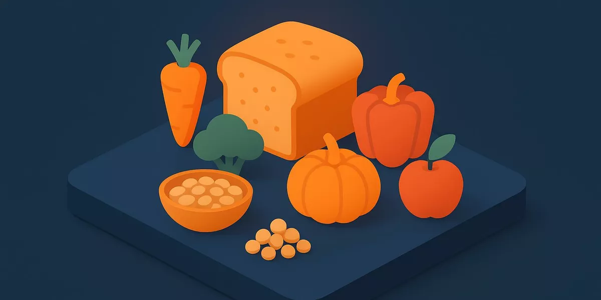 Nahrungsfasern - Kategorie Ernährung / Nährstoffe - Illustration