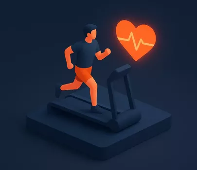Ausdauer - Kategorie Fitness / Training - Illustration