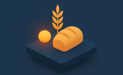 Gluten - Nährstoff in der Ernährung - Illustration