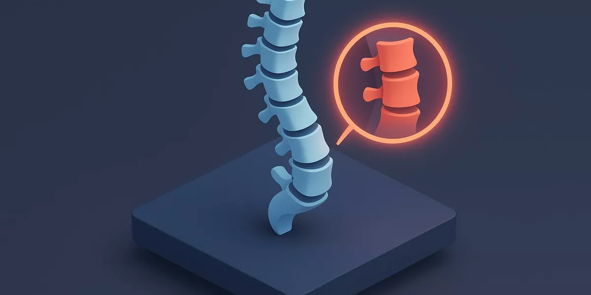 Hyperlordose - Anatomie des Bewegungsapparats - Illustration