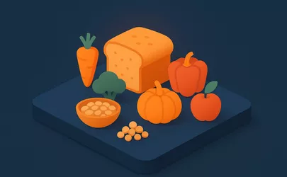 Nahrungsfasern - Kategorie Ernährung / Nährstoffe - Illustration