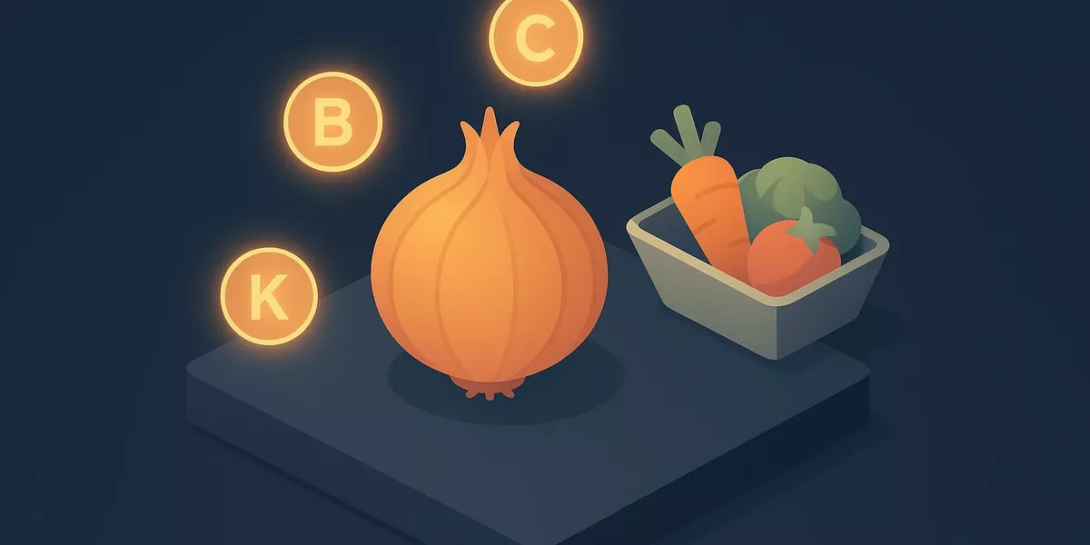 Quercetin - Nährstoff in der Ernährung - Illustration
