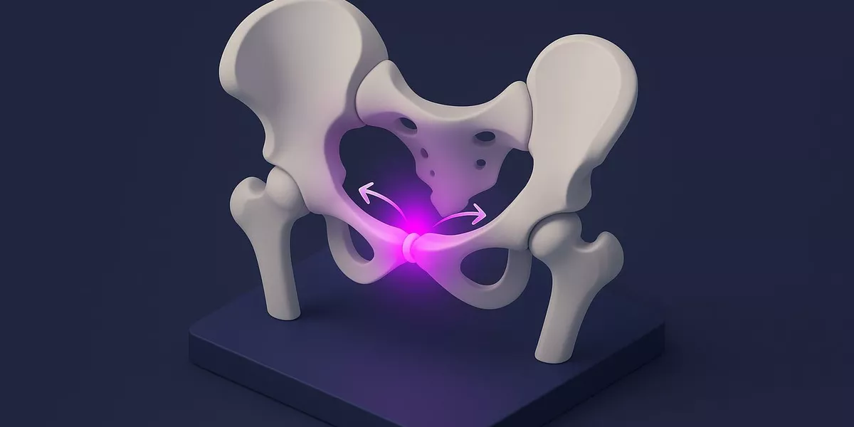 Symphyse - Anatomie des passiven Bewegungsapparats - Fitness-Lexikon Illustration