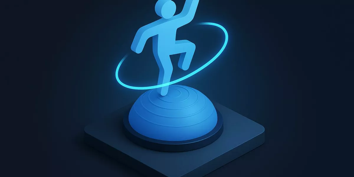 Training auf instabilen Unterlagen: Sinnvoll? - Fitness-Lexikon Illustration