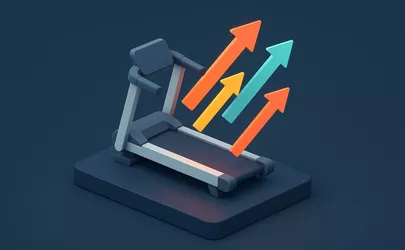 Übergänge - Technik im Aerobic - Illustration