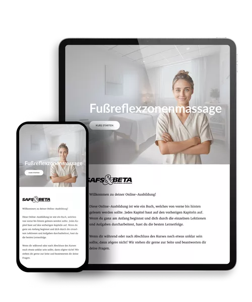 Fußreflexzonenmassage Demozugang Mockup