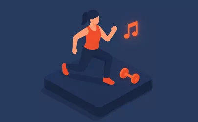 Unilateral - Technik im Aerobic - Illustration