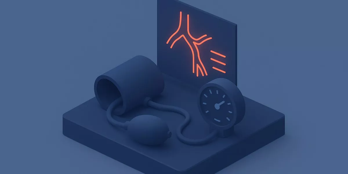 Bluthochdruck - Ernährung und Erkrankungen - Illustration