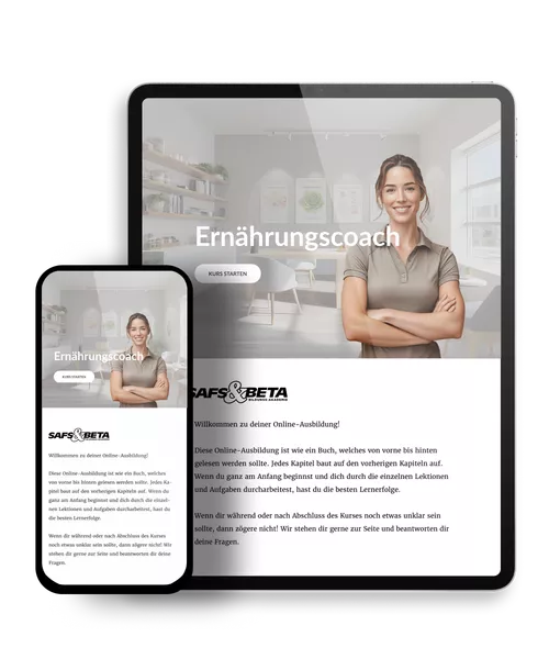 Ernährungscoach Demozugang Mockup