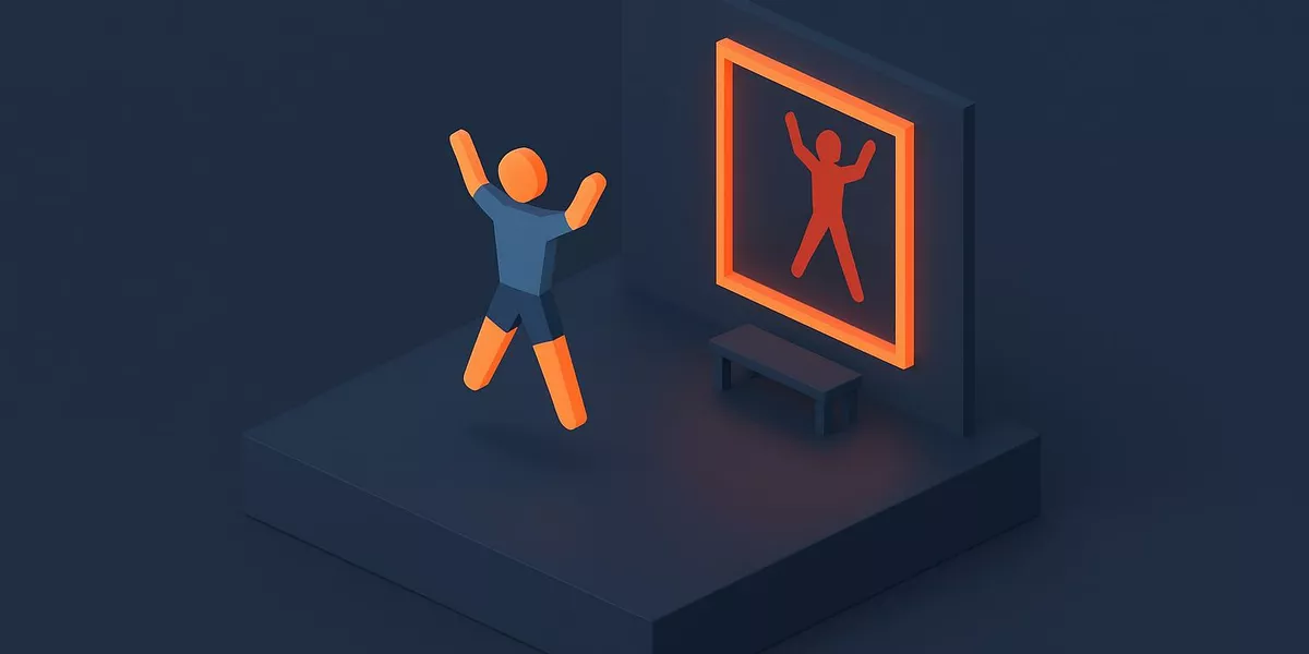 Jumping Jack - Schritte im Aerobic - Illustration