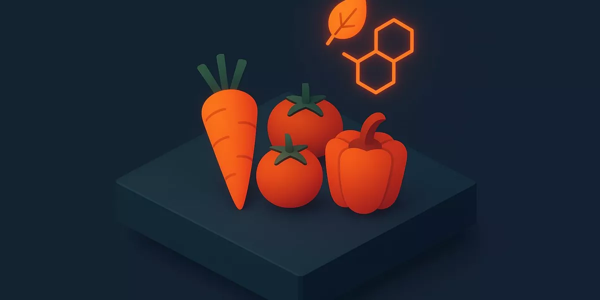 Karotinoide - Nährstoffe in der Ernährung - Illustration