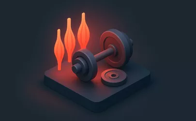 Partial Reps im Krafttraining: Nutzen und Risiken - Fitness-Lexikon Illustration