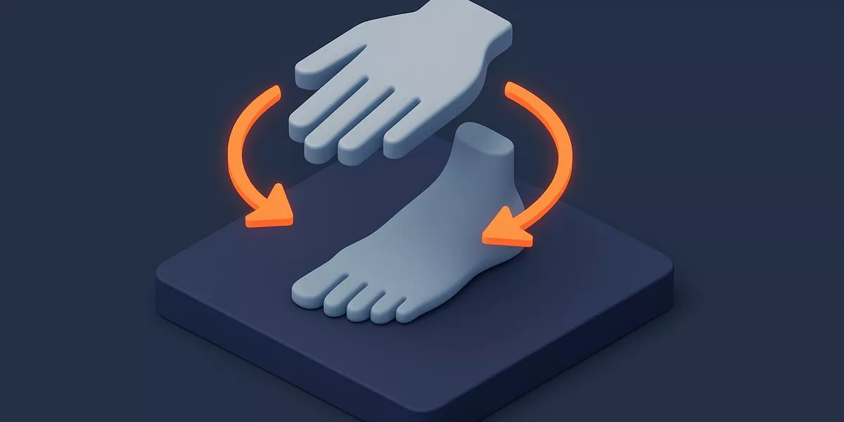 Pronation - Anatomische Grundbegriffe - Illustration