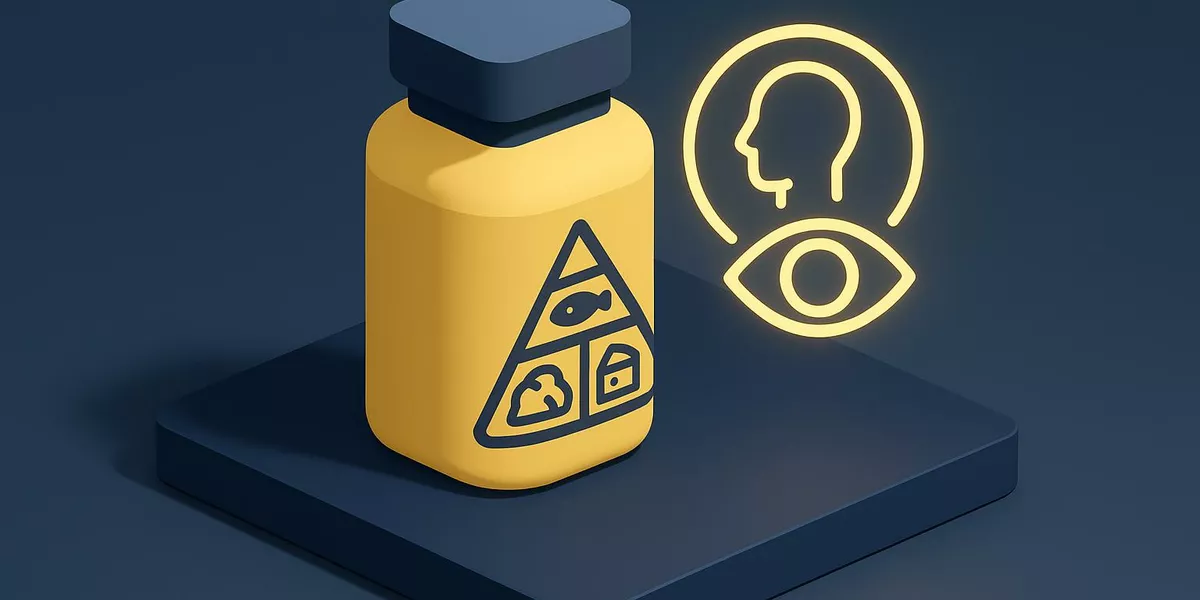 Vitamin B2 - Nährstoff in der Ernährung - Illustration