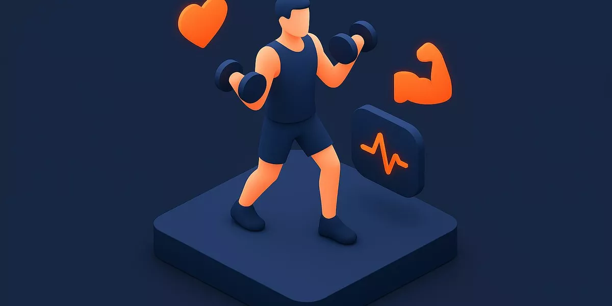 Arbeitsumsatz - Energiebedarf im Fitness - Illustration