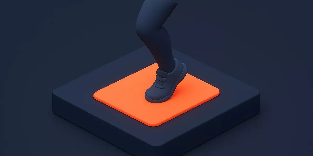 Flex - Technik im Aerobic - Illustration