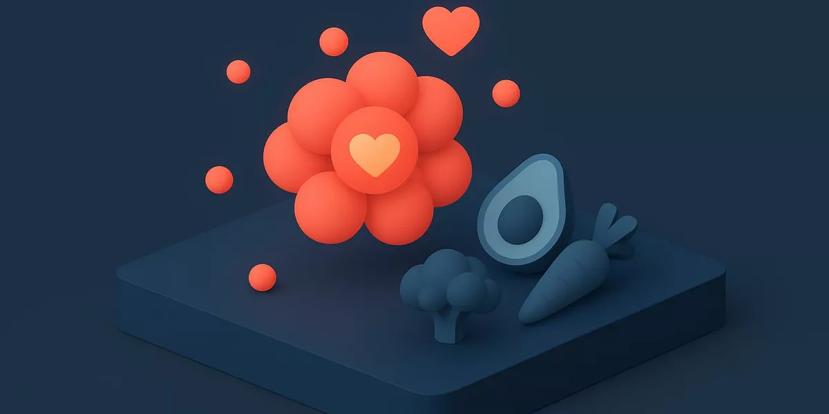 Hypercholesterinämie - Ernährung und Erkrankungen - Illustration