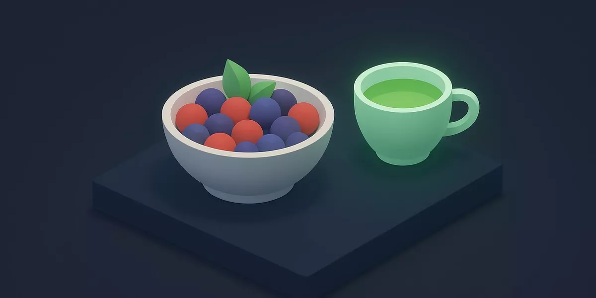Polyphenole - Nährstoffe in der Ernährung - Illustration