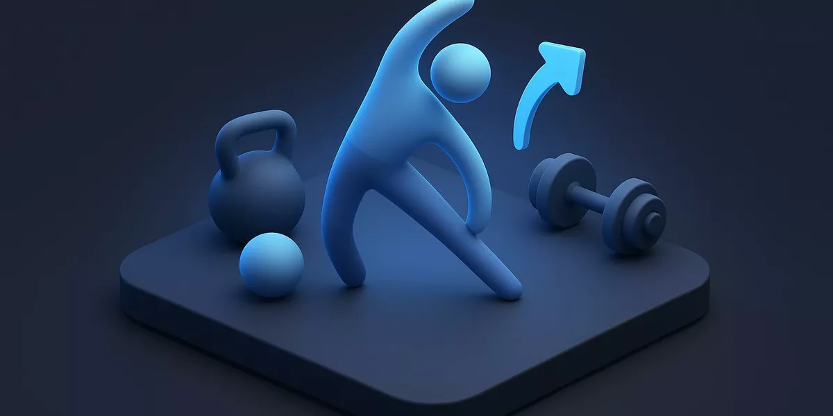Warm Up: Warum Aufwärmen vor dem Training wichtig ist - Fitness-Lexikon Illustration