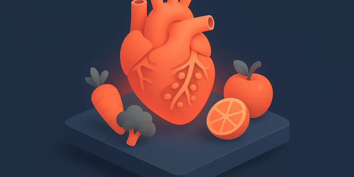 Herzinfarkt - Ernährung bei Erkrankungen - Illustration