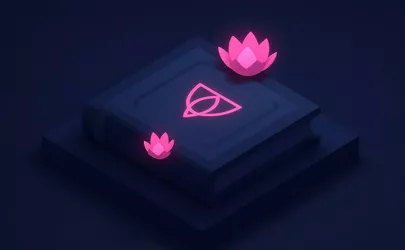 Veden - Heilige Schriften im Yoga - Illustration