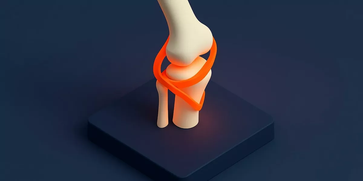 Bänder - Passiver Bewegungsapparat in der Anatomie - Illustration