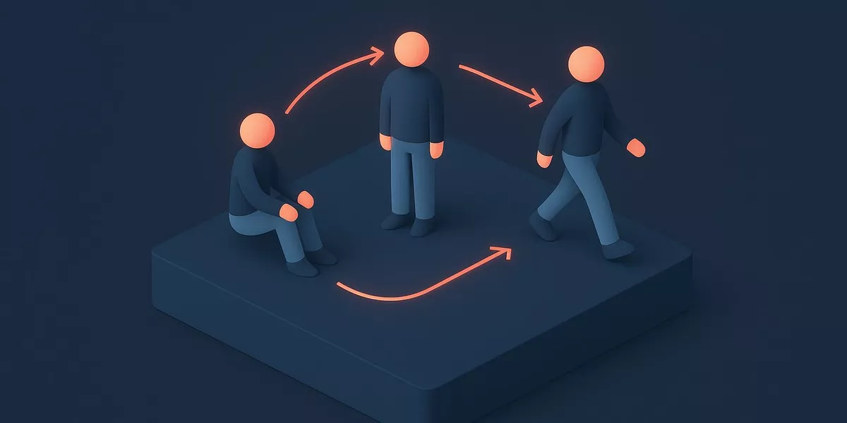 Grundpositionen - Technik im Aerobic - Illustration