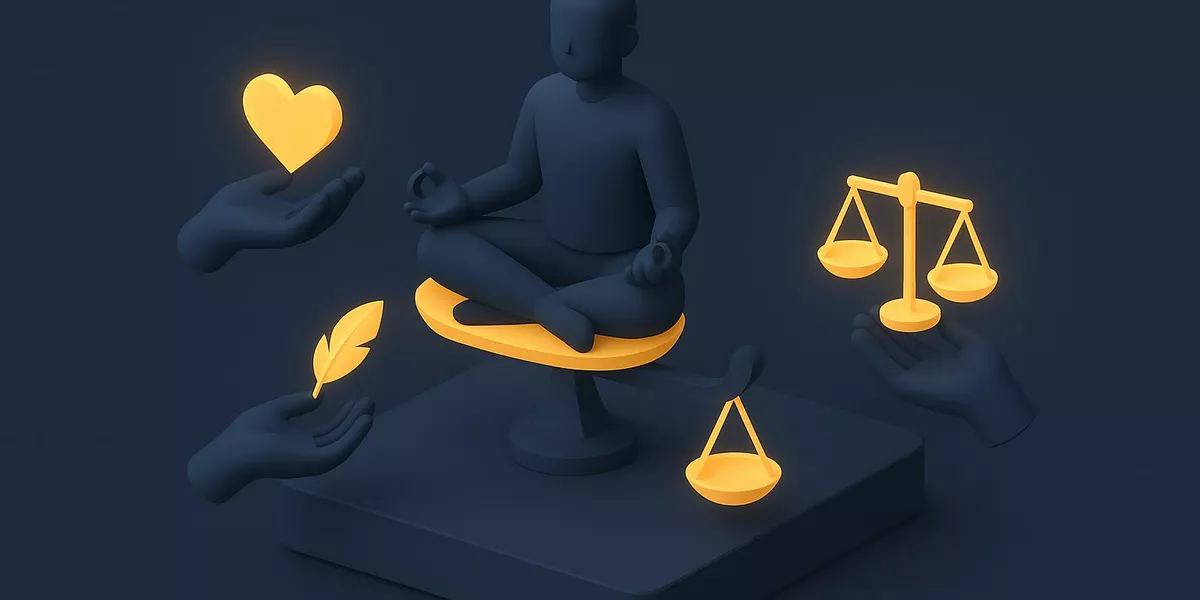 Karma Yoga - Yoga-Arten - Illustration
