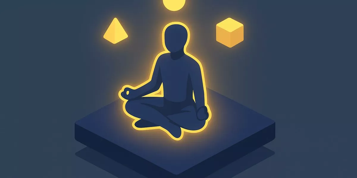 Meditation - Kategorie Yoga - Illustration