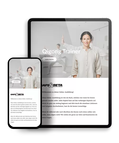 Qigong Trainer Demozugang Mockup